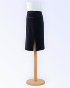 Black pencil skirt