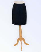 Black pencil skirt