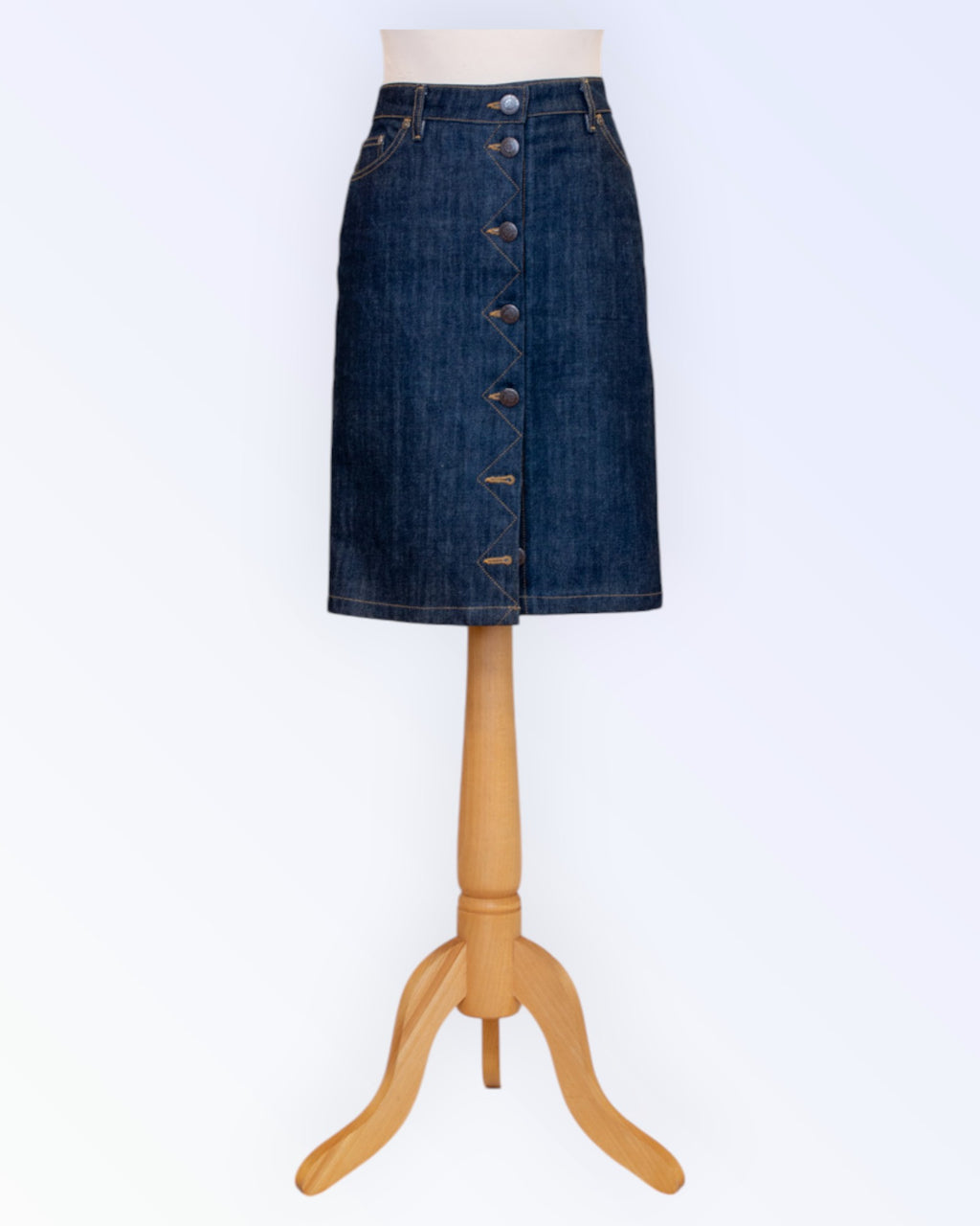 Eest nööbitav teksaseelik