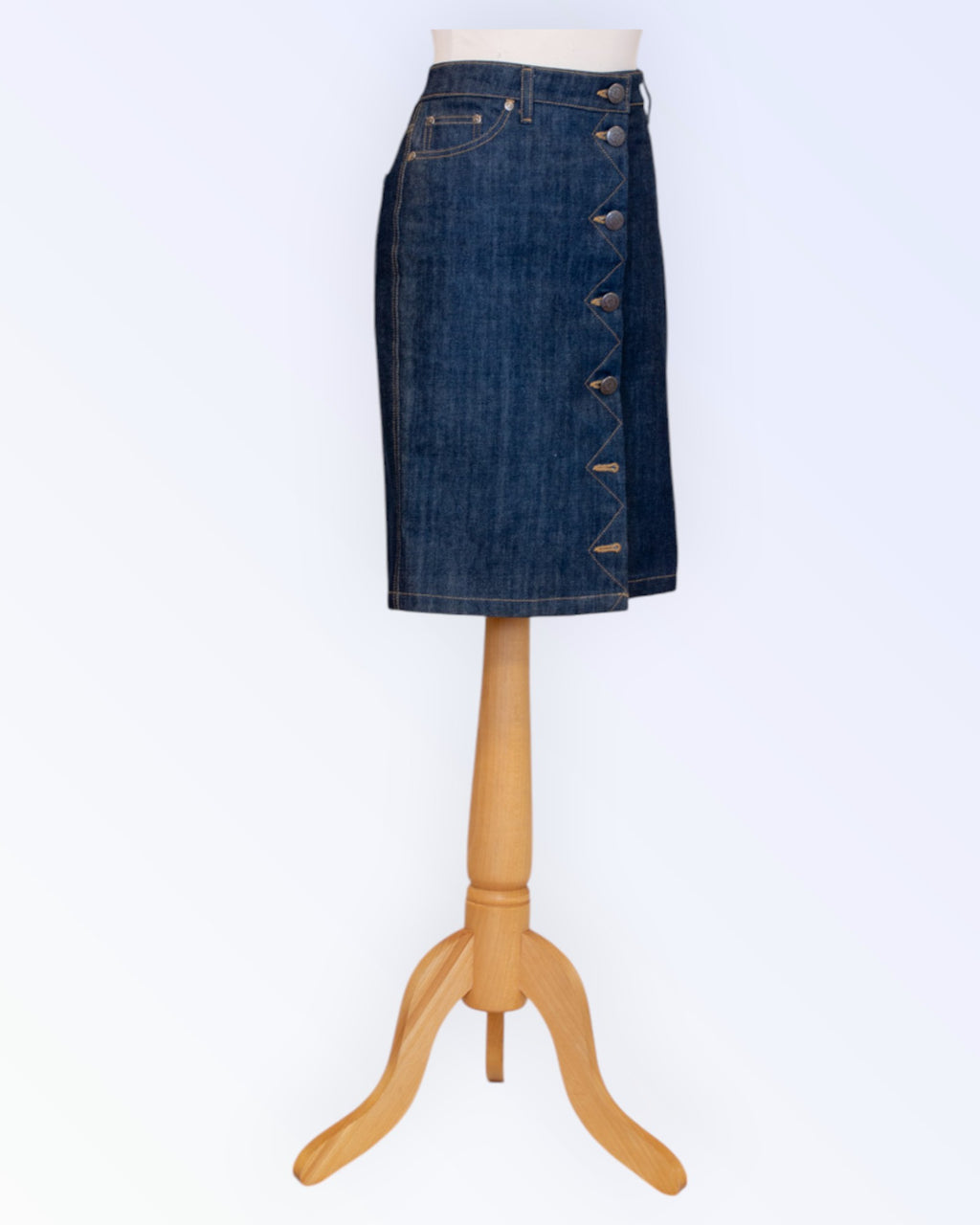 Eest nööbitav teksaseelik