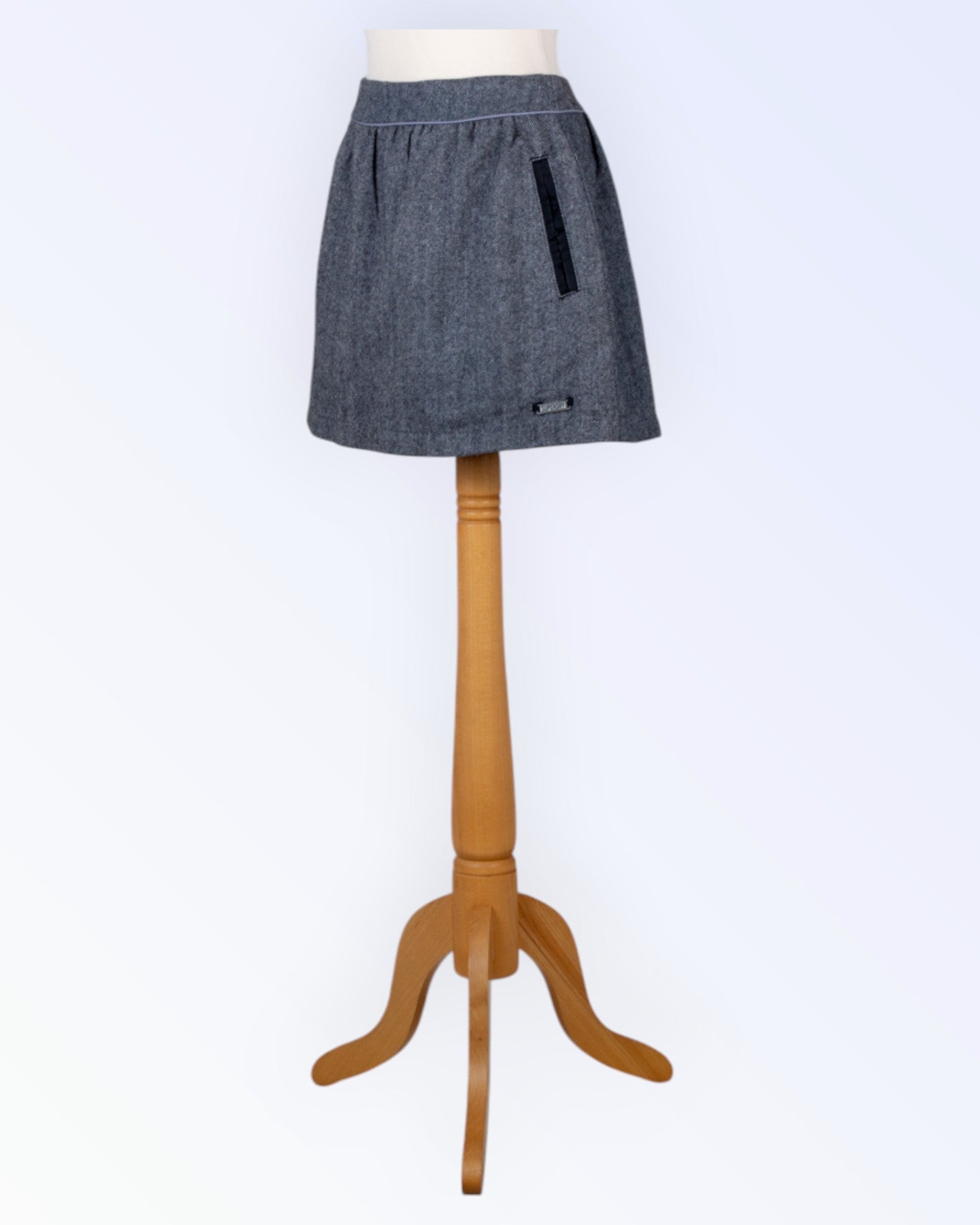 Superdry grey sporty mini skirt