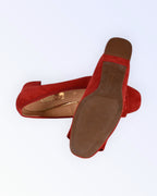 Gabor punaiset mokkanahkakengät