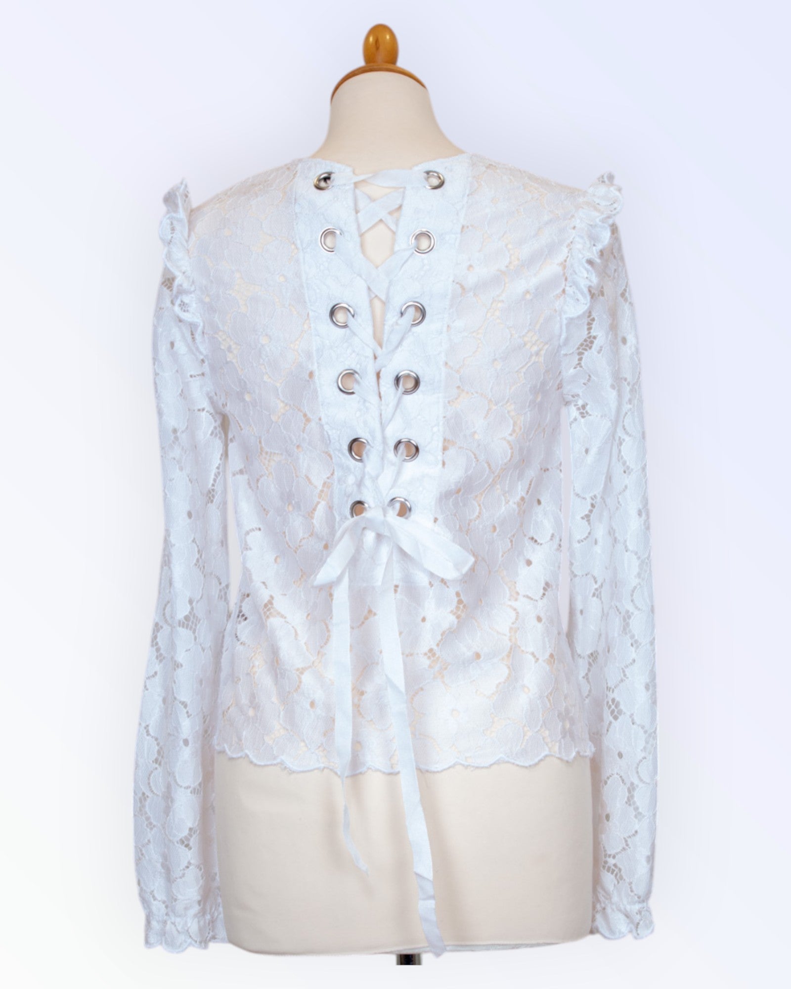 Lindex valge pitspluus