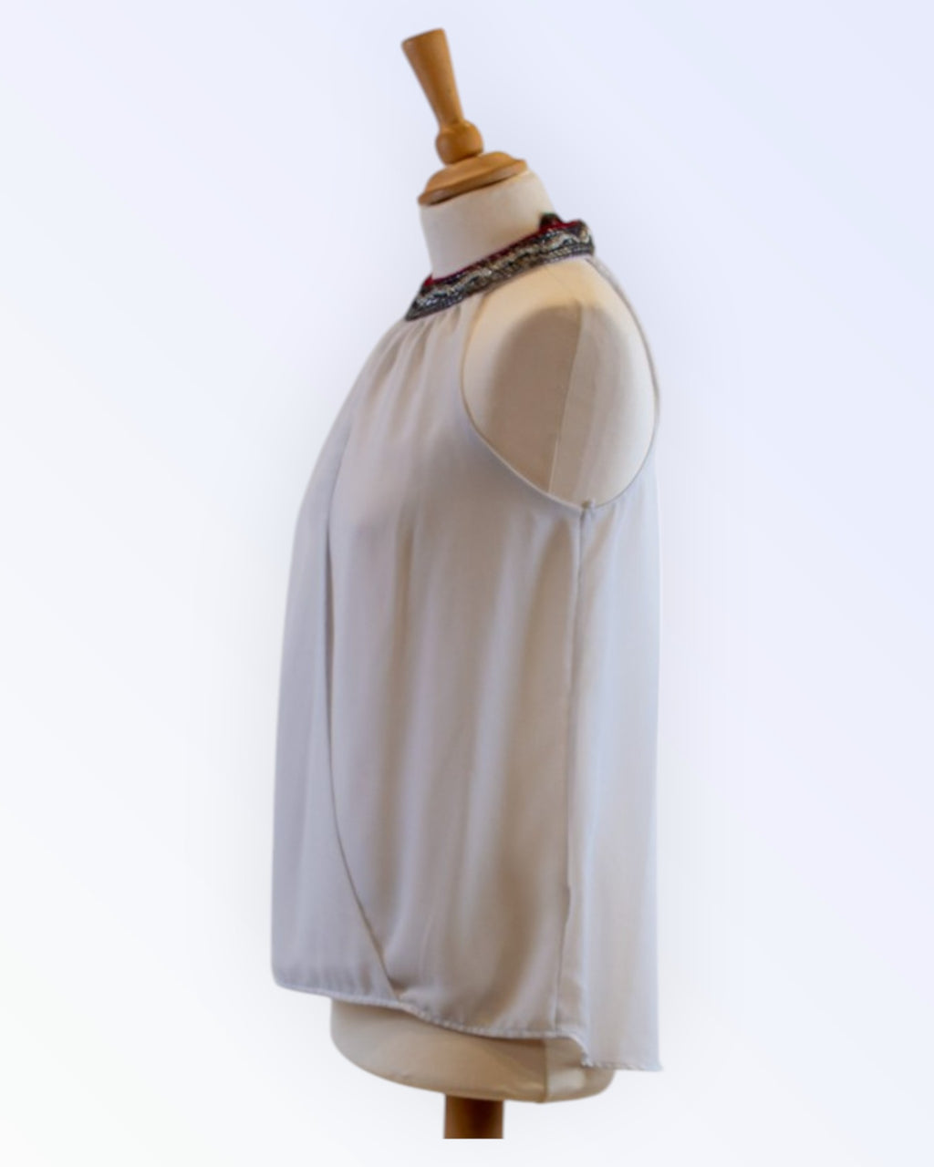 Trafaluc (Zara) grey chiffon top