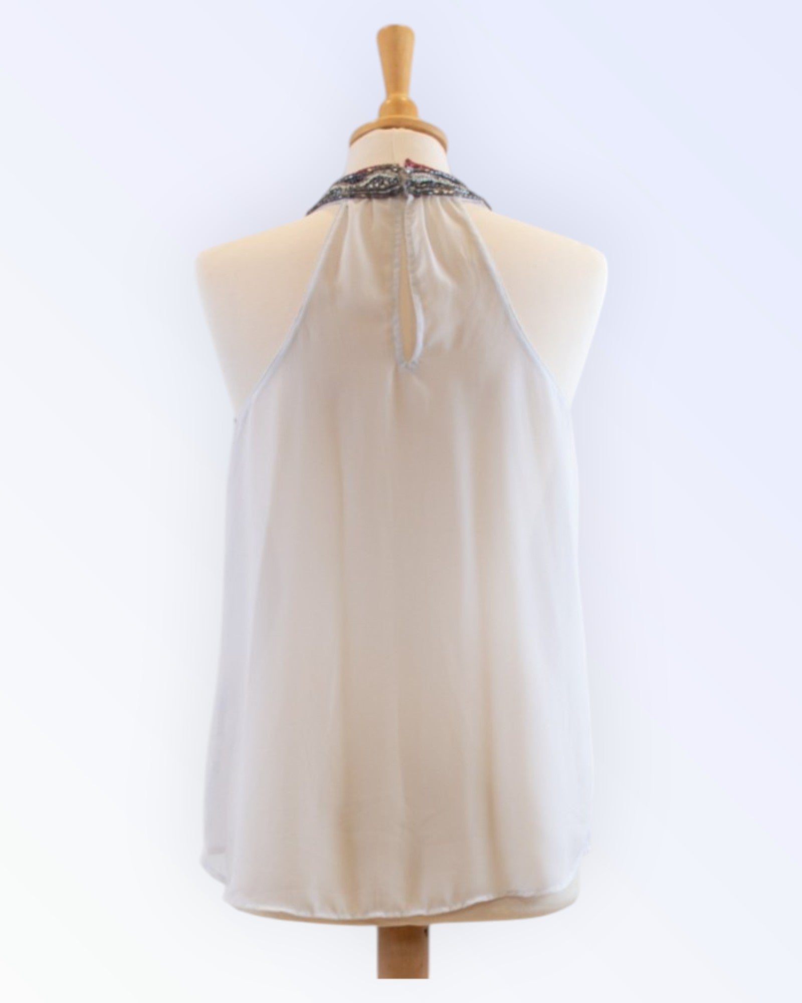 Trafaluc (Zara) grey chiffon top