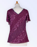 G.W. Gerry Weber juhlava viininpunainen toppi