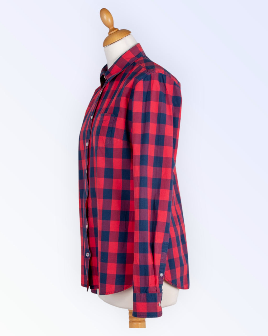 Marie Lund checkered day shirt