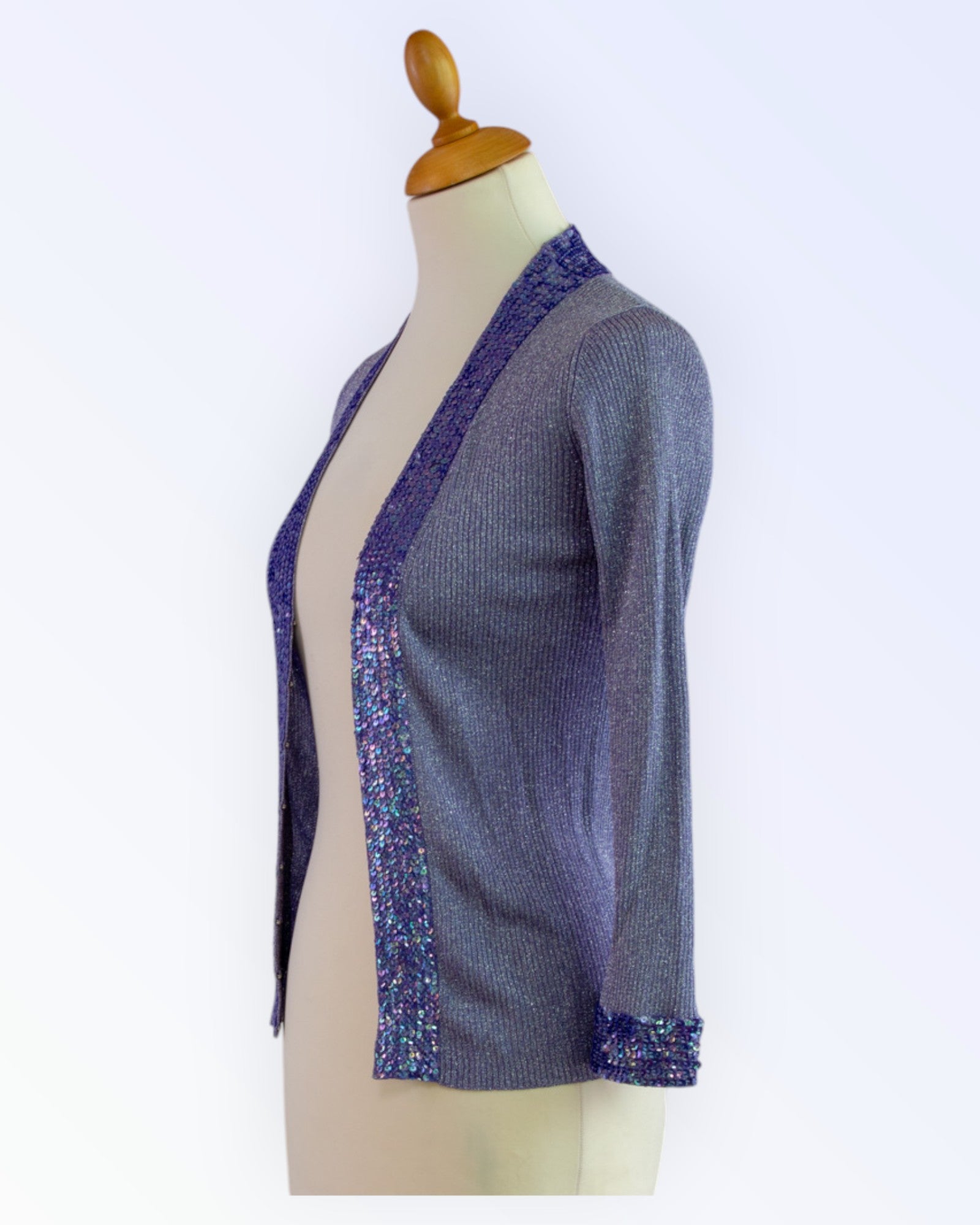 Warehouse purple cardigan