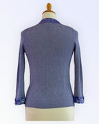 Warehouse purple cardigan