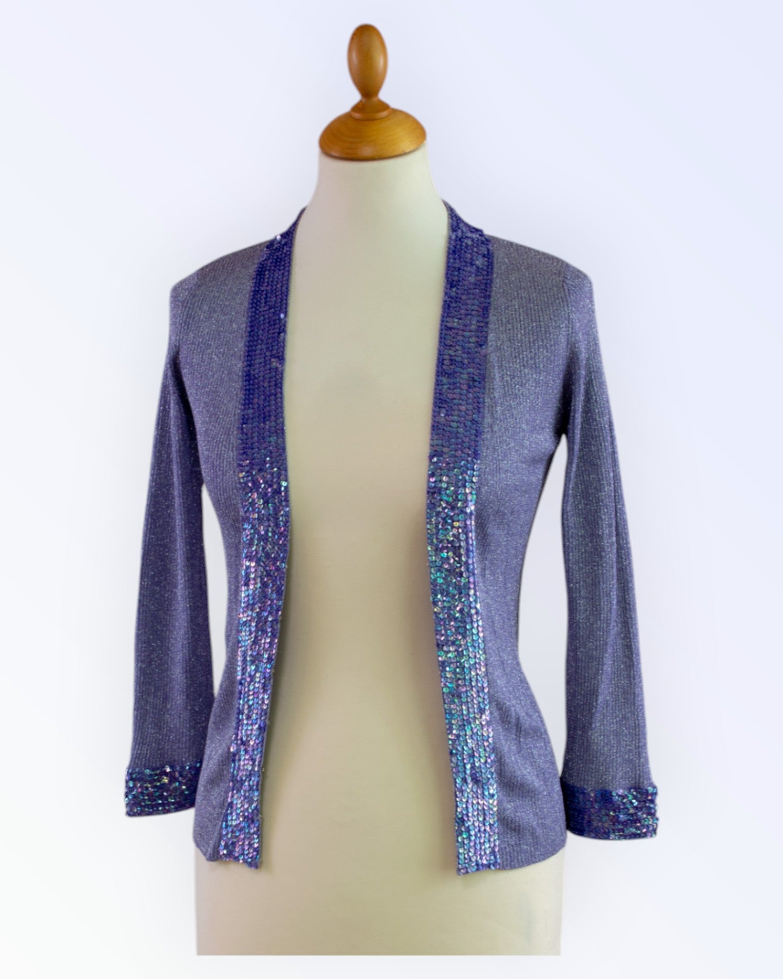 Warehouse purple cardigan