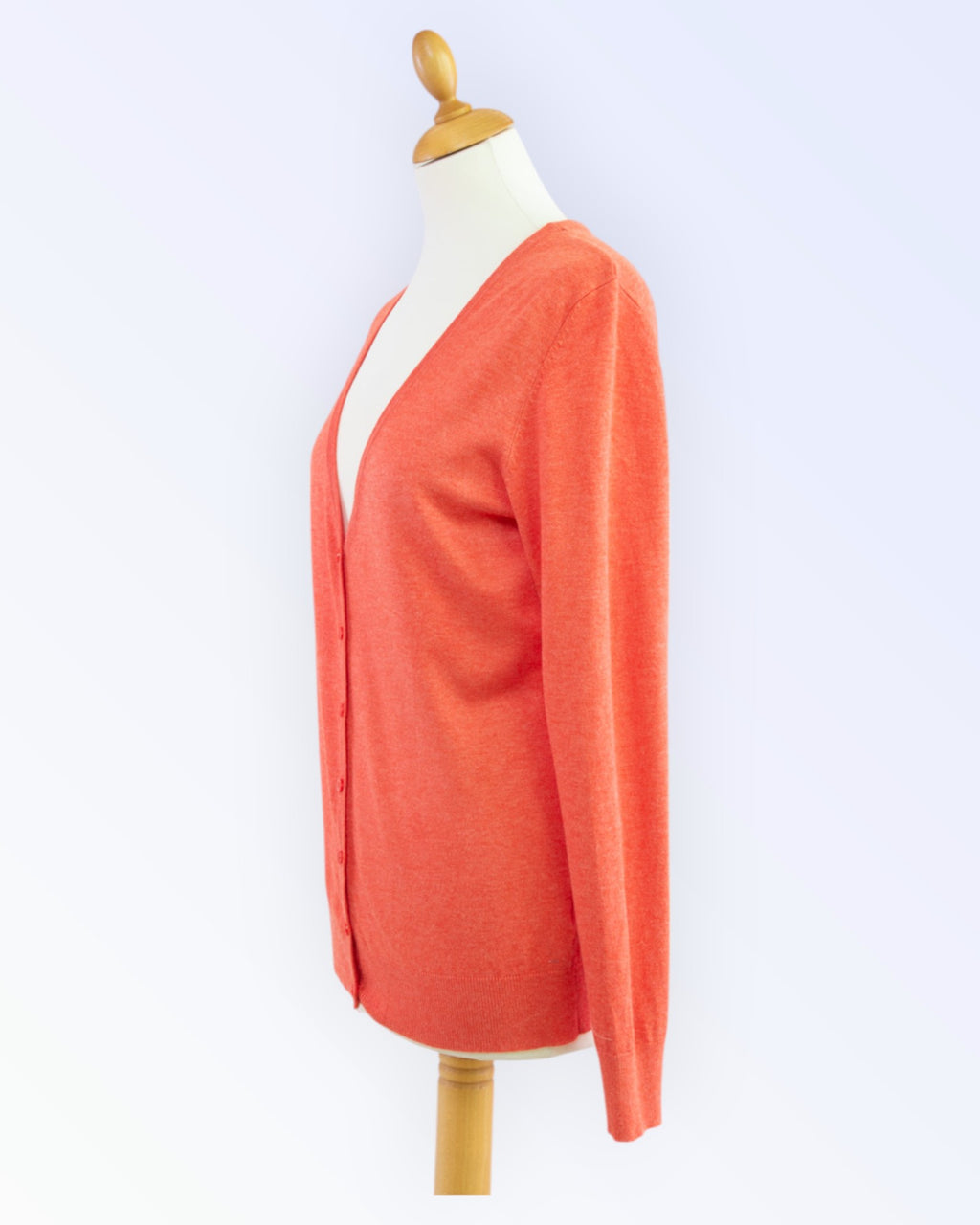 Cecilia Classics orange cardigan