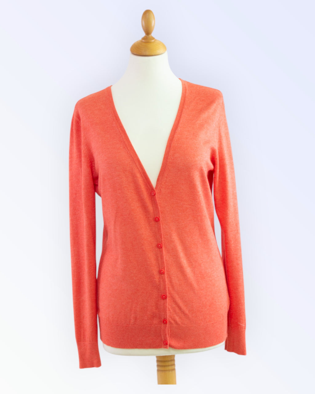 Cecilia Classics orange cardigan