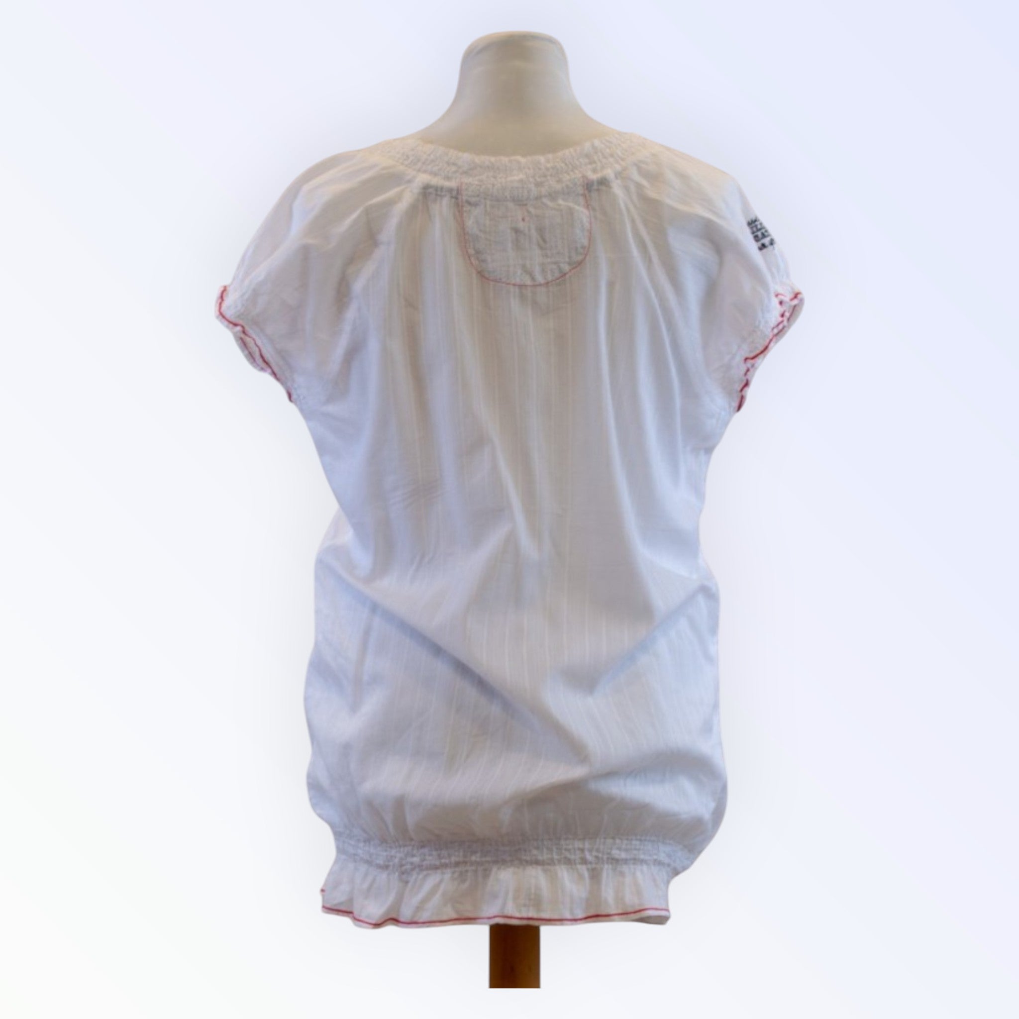 Soccx white cotton blouse
