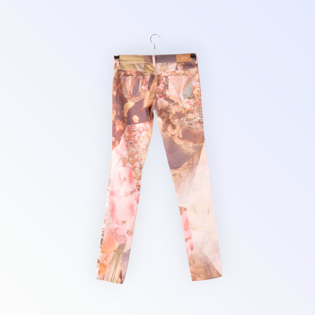 Diesel Livier-Sp Super Slim Low Waist Wash 003M5 Stretch Multicolor Jeans W28