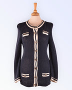 Oui Moments classic navy cardigan