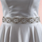Tie belt for wedding dress