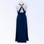 Alexia navy chiffon dress
