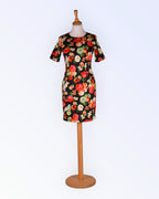 Apricot colored pencil dress