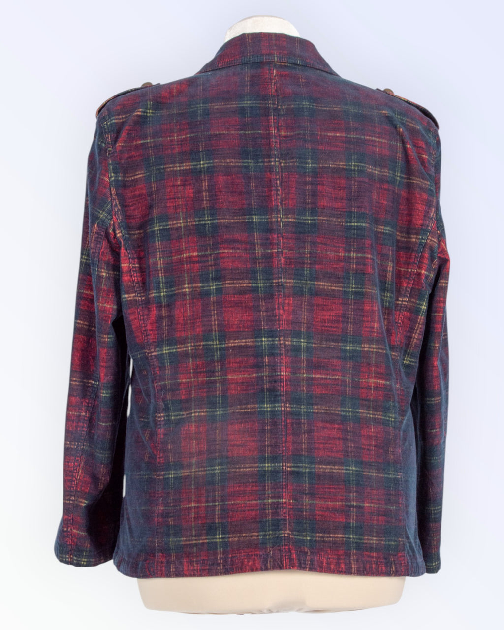 Basler tartan corduroy -takki