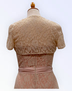 Beige lace bolero