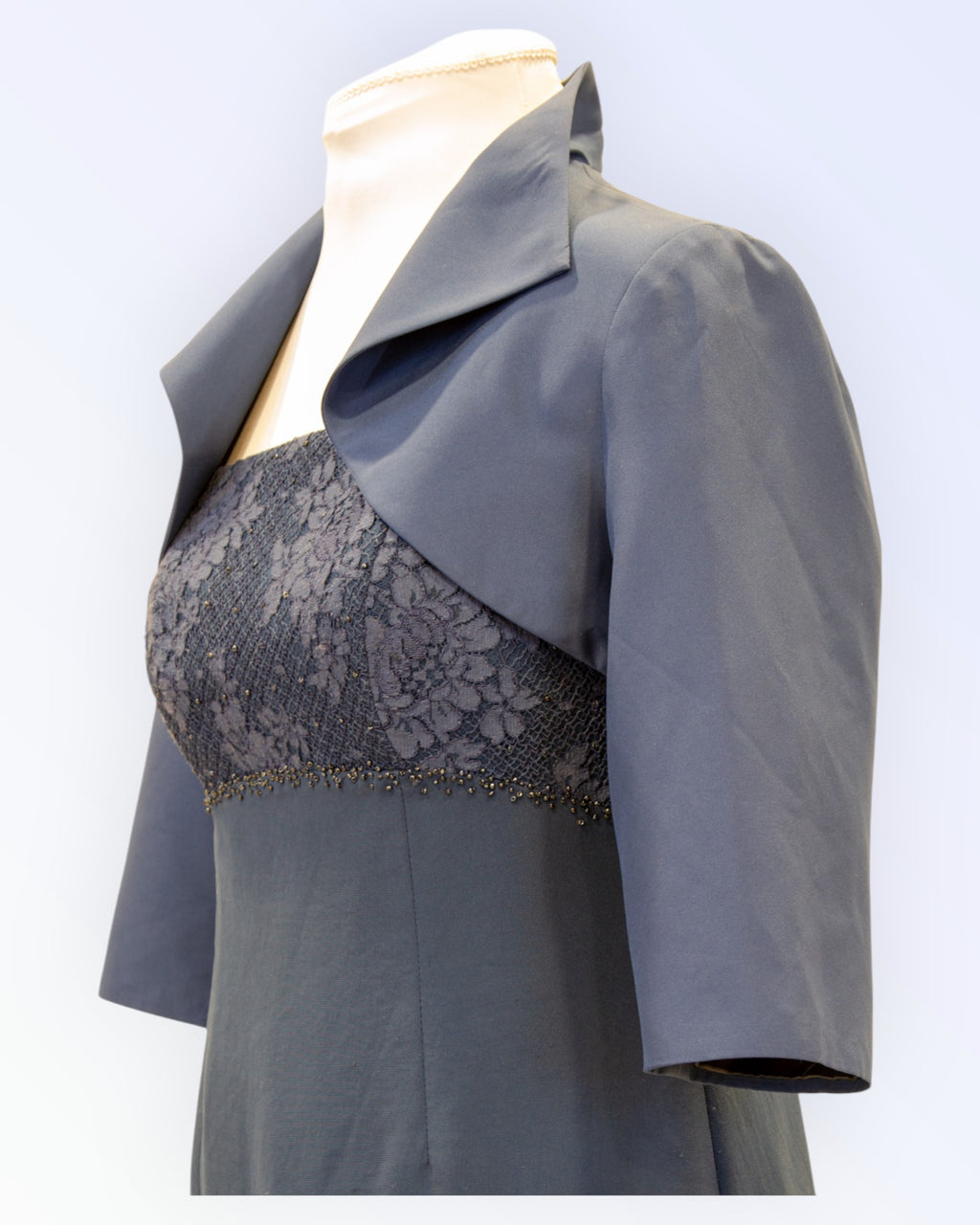 Navy blue formal bolero jacket