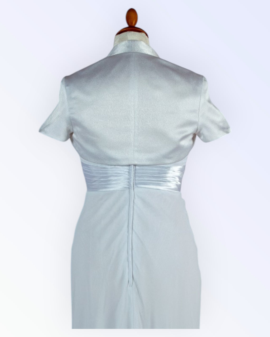 Festive white bolero