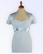 Festive white bolero