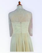 Festive off-white lace bolero