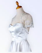 Festive off-white lace bolero