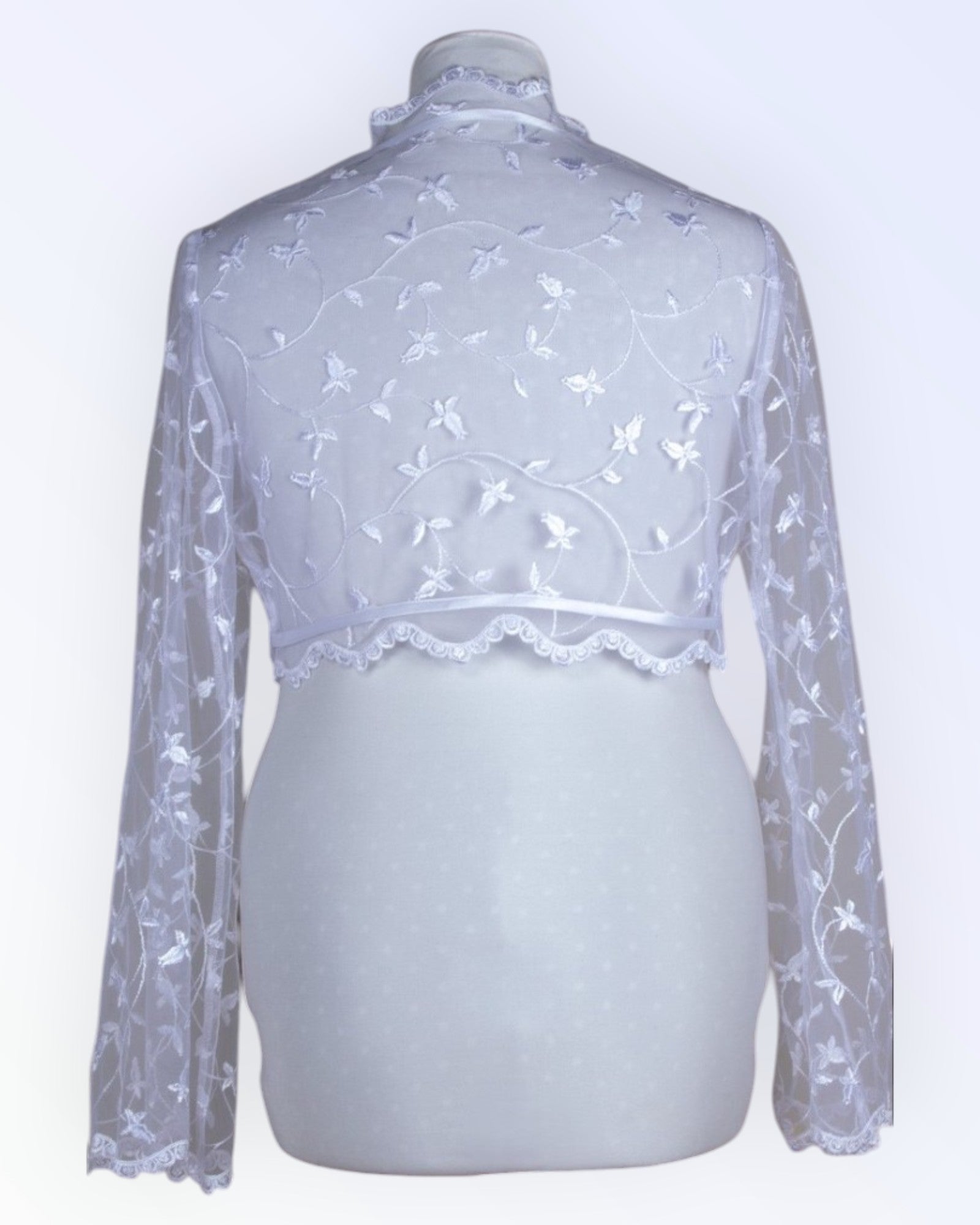 White lace bolero