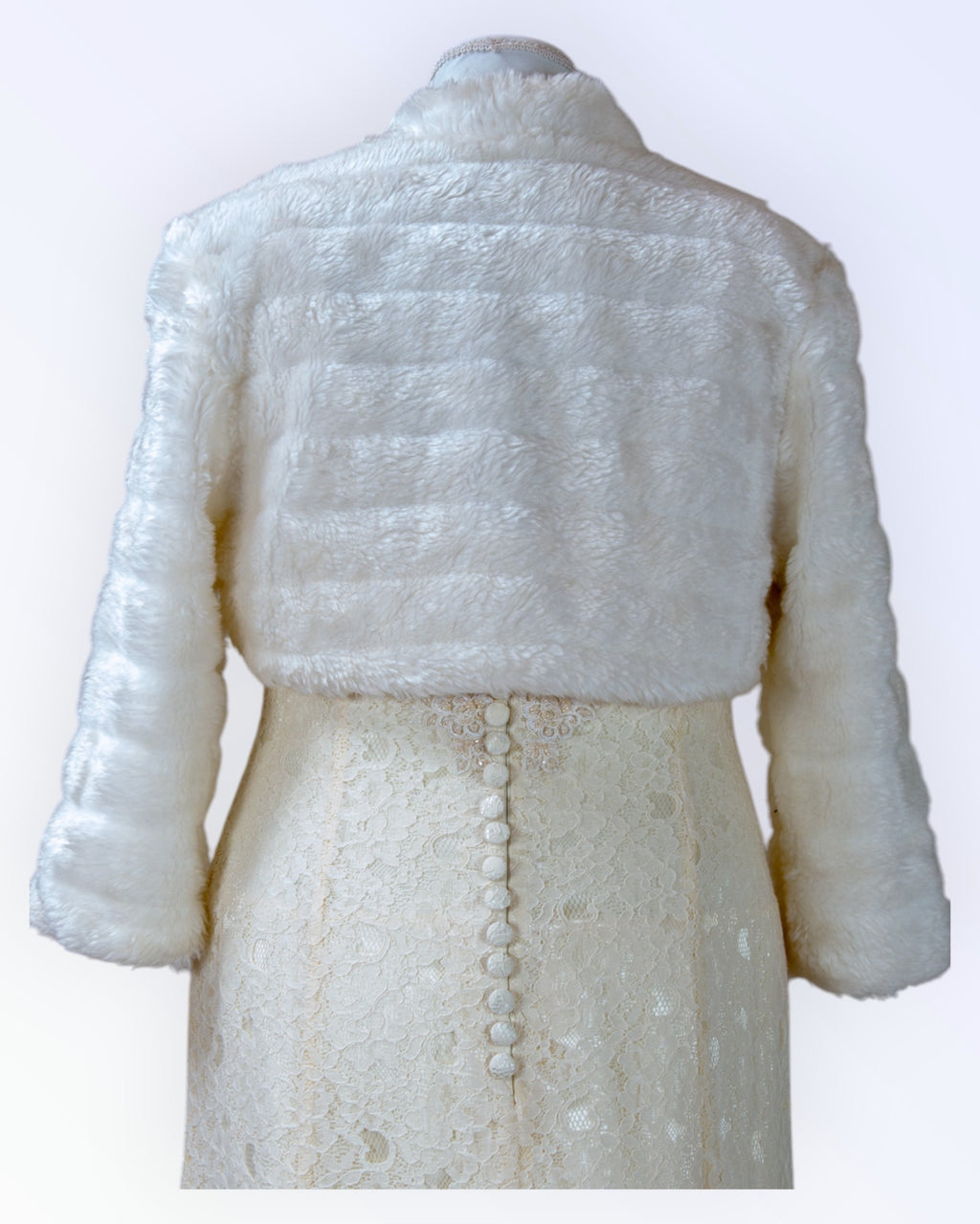 Bianco Evento faux fur jacket