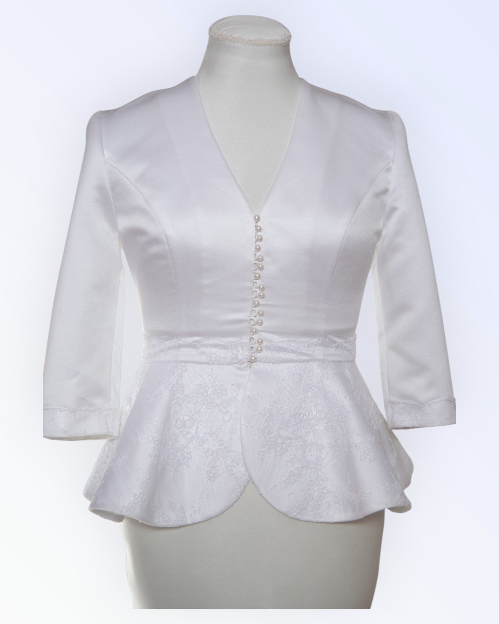 Festive white jacket