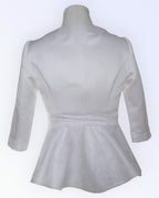 Festive white jacket