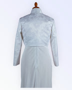 Festive white bolero for the bride