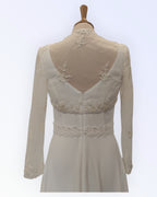 Festive off-white lace bolero