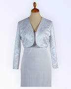 Festive white bolero for the bride
