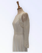 Festive off-white lace bolero