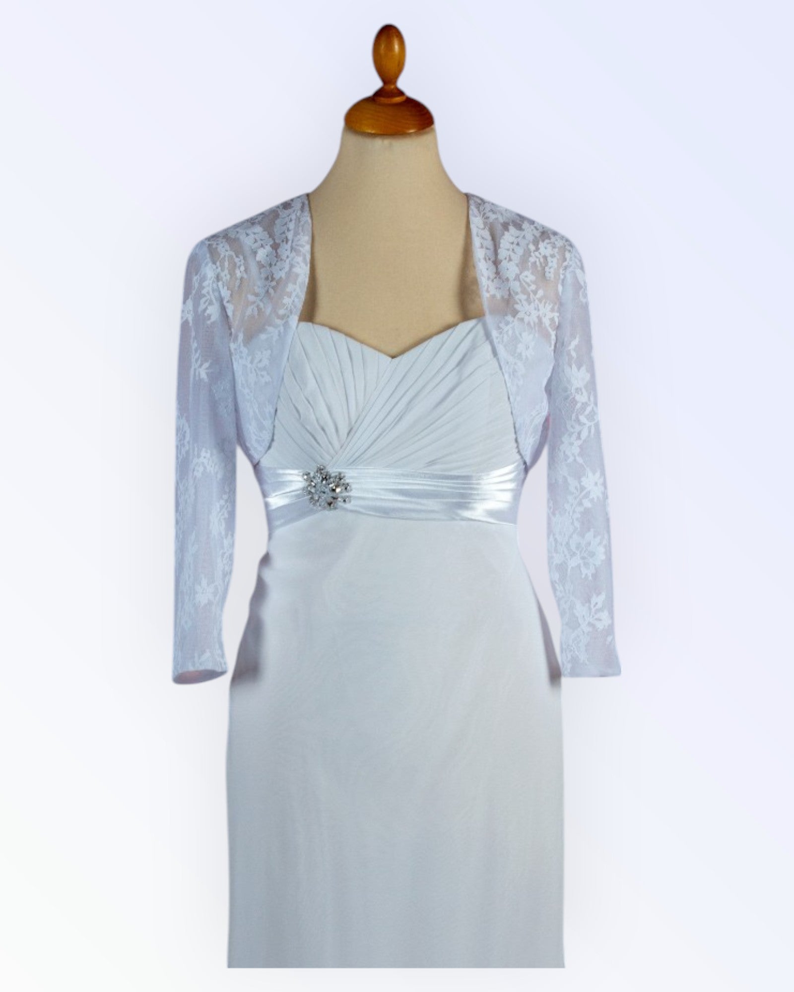 Festive lace bolero for the bride