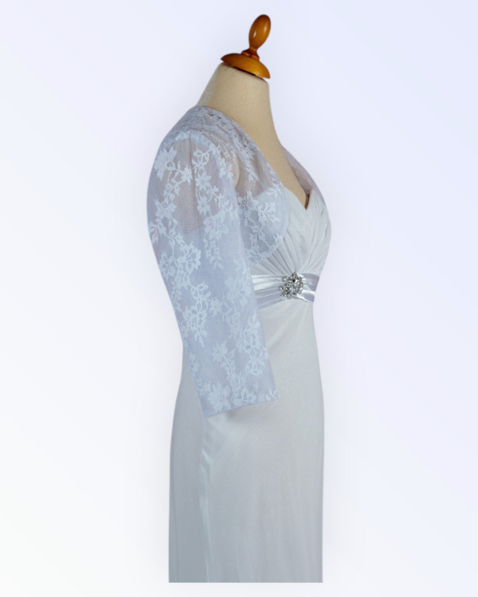 Festive lace bolero for the bride