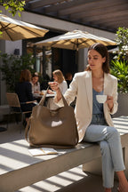 Furla tummanvihreä käsilaukku