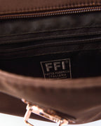 FFI Fatta Fabrica Italiana ruskea käsilaukku