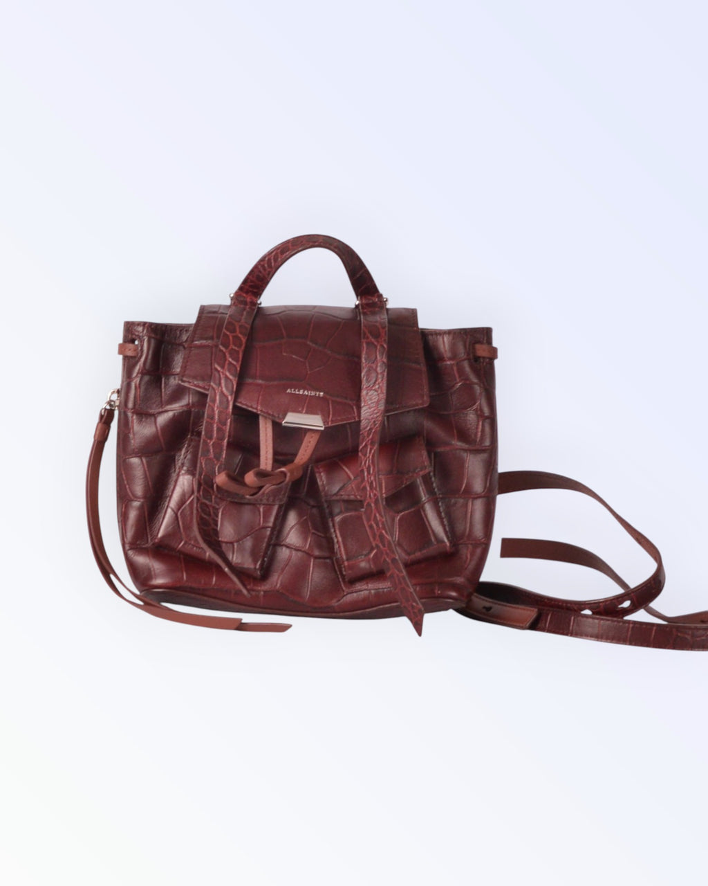 All Saints väike nahast seljakott