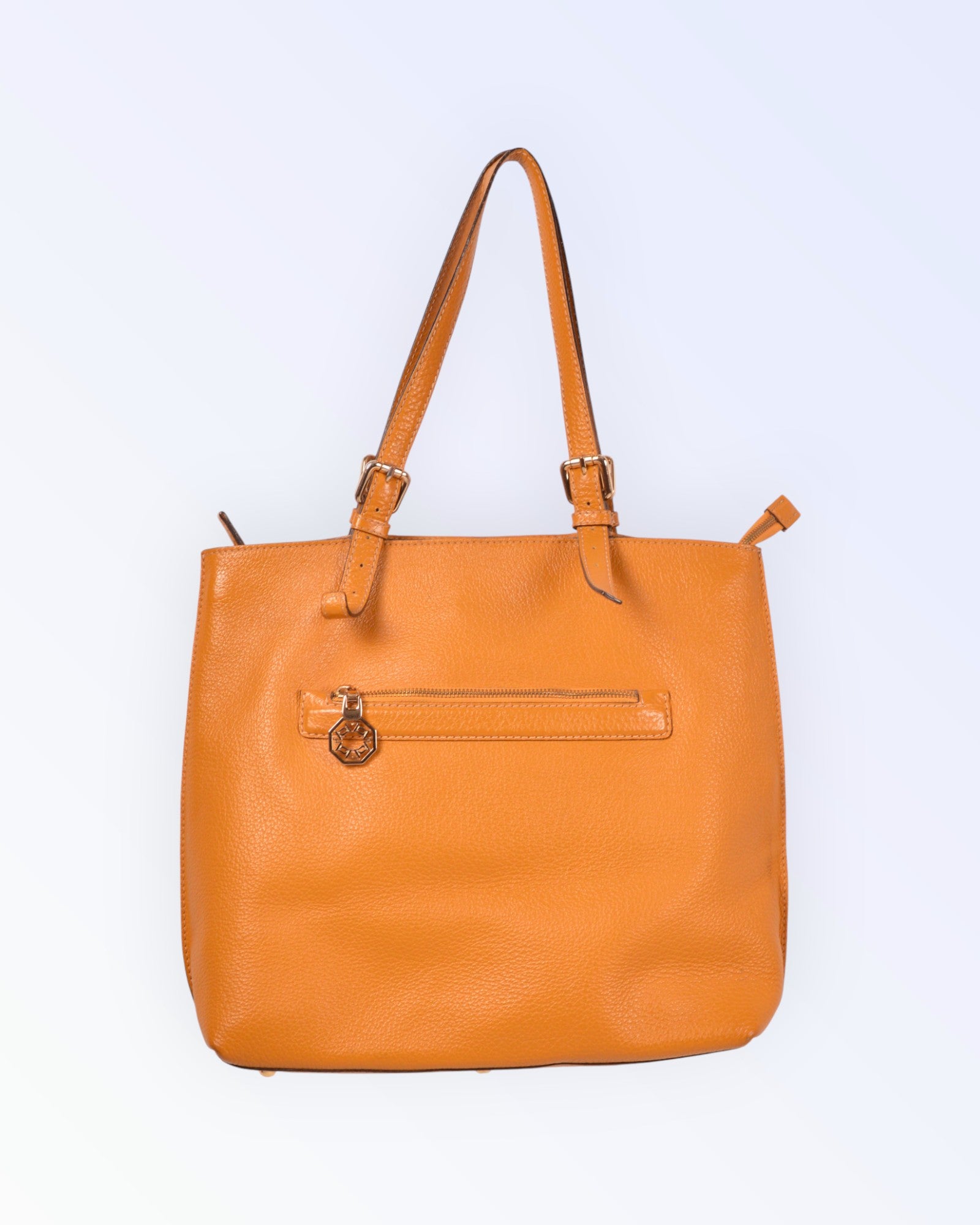 Carlo Pazolini kollane nahast käekott