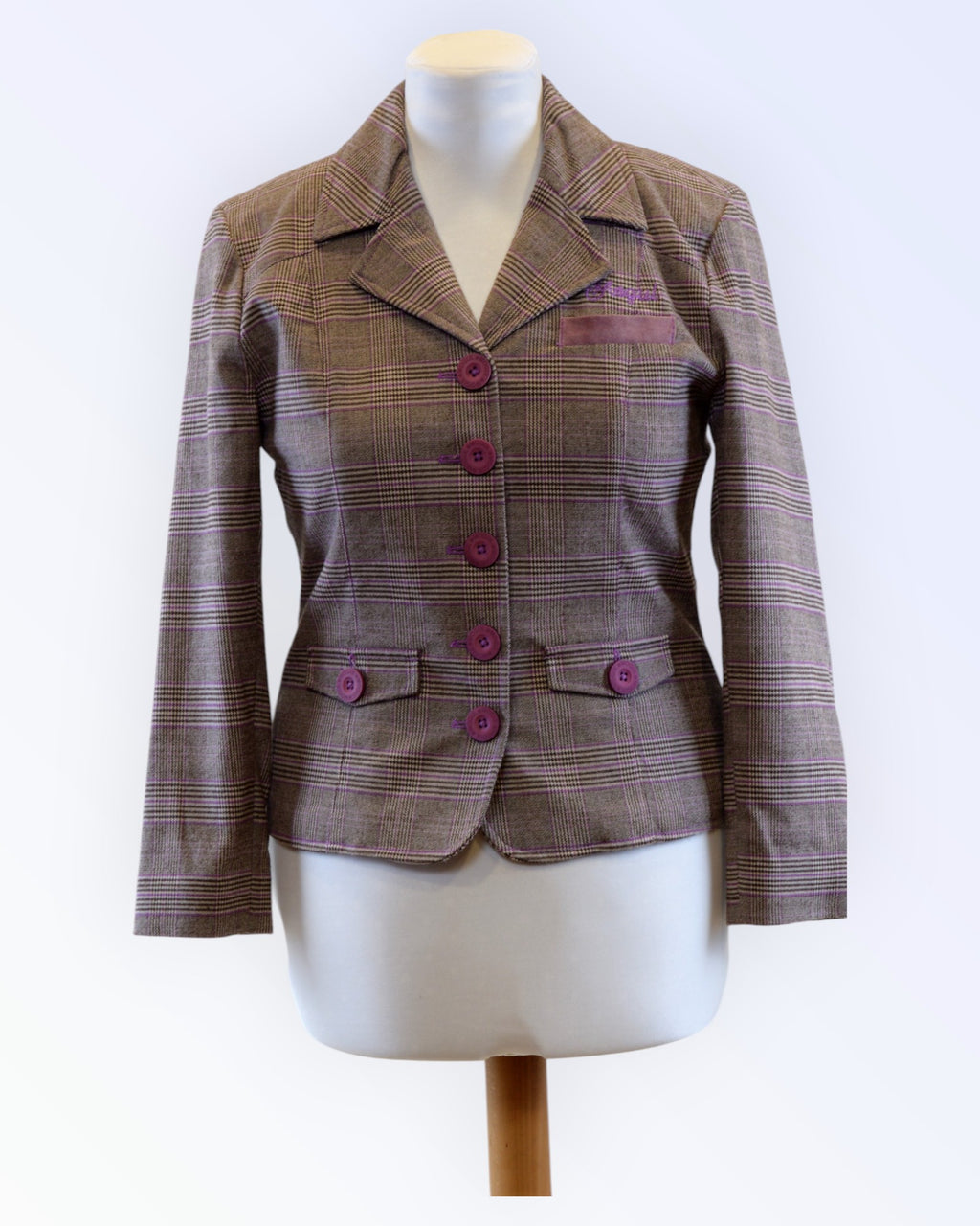 Mogul ruutukankaasta takki