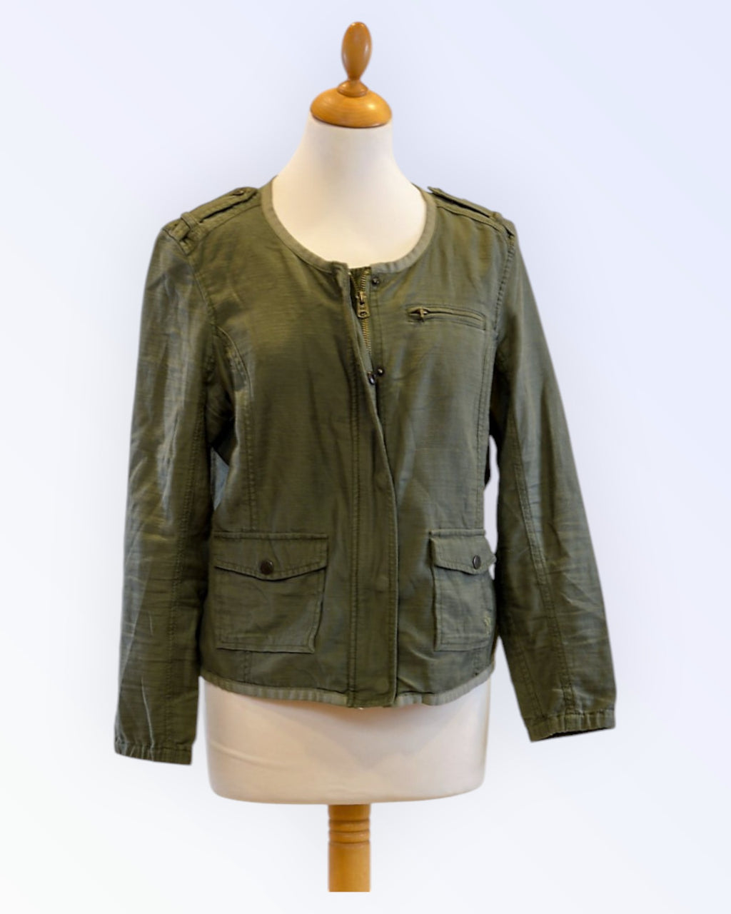 Abercrombie&Fitch oliivroheline sportlik jakk