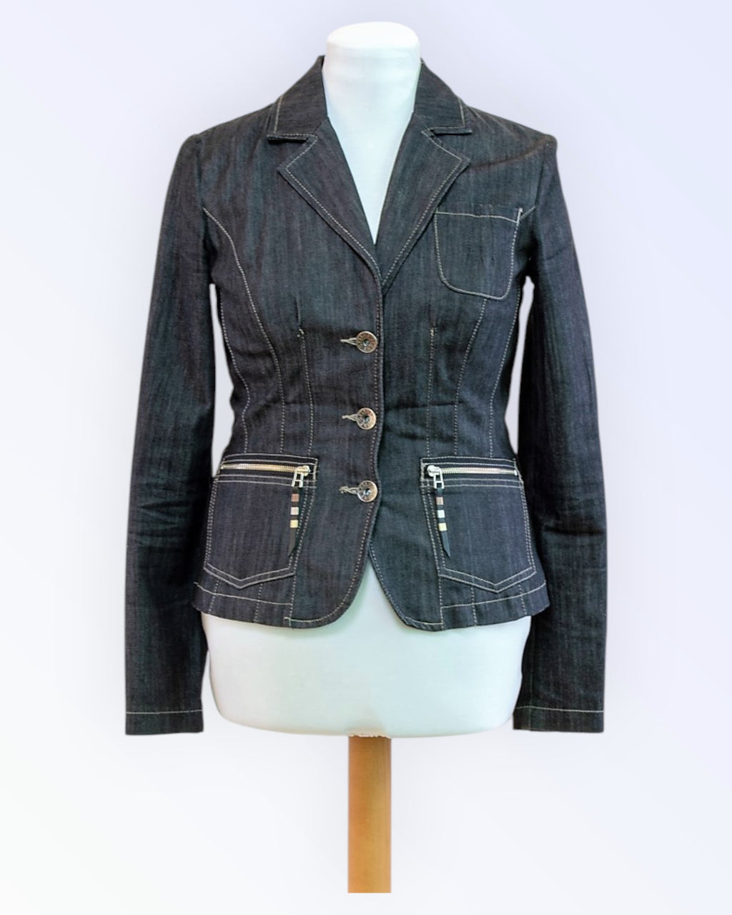 Geisha Vintage Denim teksajakk