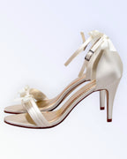 Else by Rainbow satin wedding shoes
