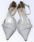 M. Fatima Silva white leather shoes