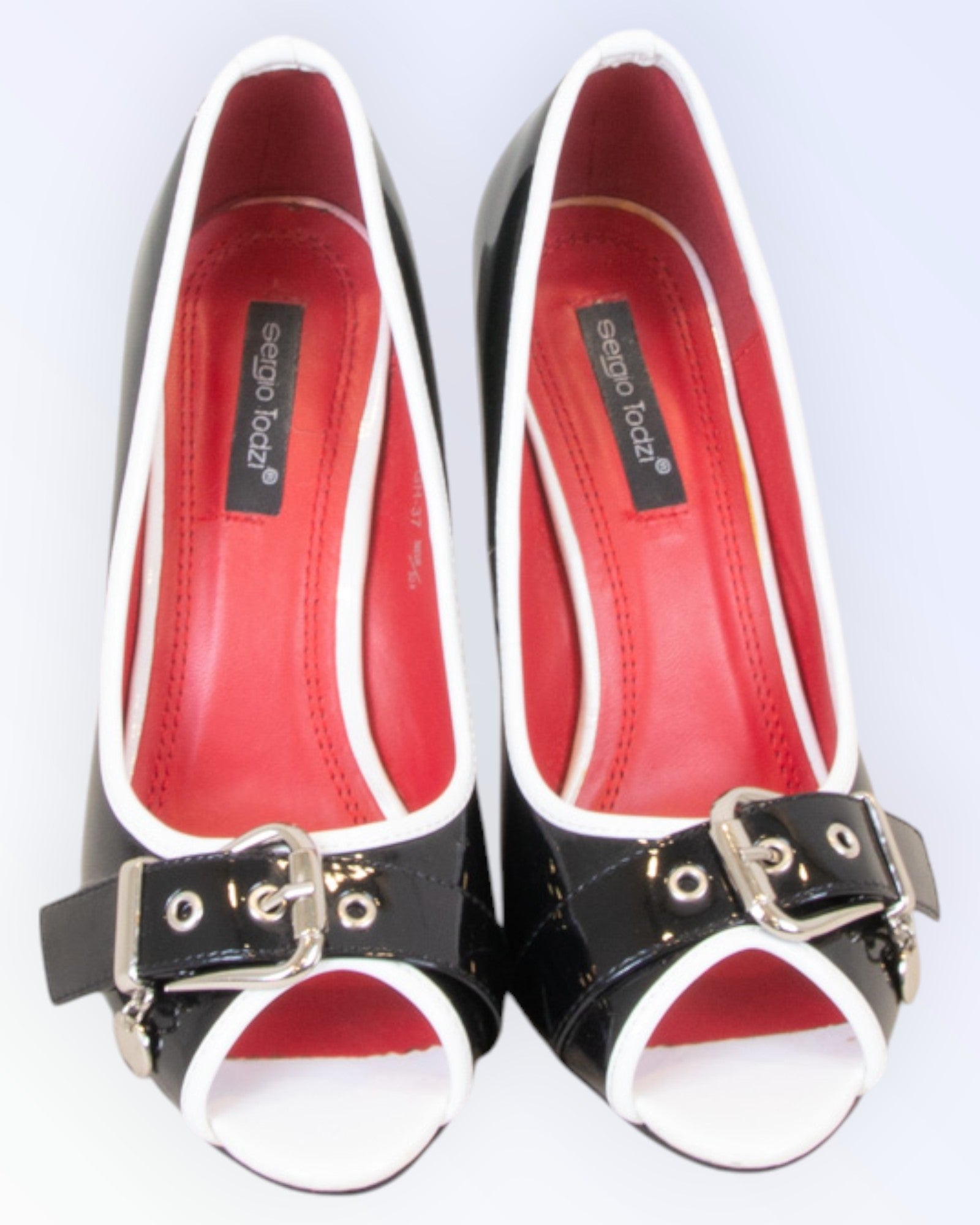 Sergio Todzi black patent leather shoes