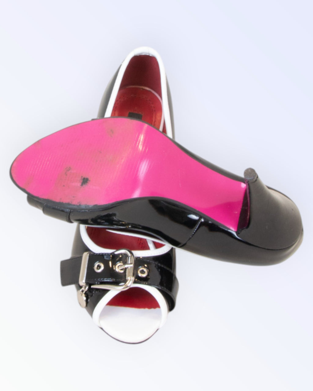 Sergio Todzi black patent leather shoes